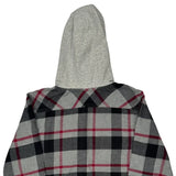 Age 10-12 Carhartt Checked Flannel Shirt - Medium Black Cotton