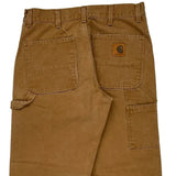 Carhartt Carpenter Trousers - 32W 29L Brown Cotton