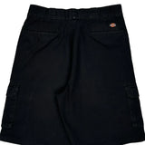 Dickies Cargo Shorts - 34W 10L Black Cotton