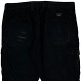 Armani Exchange Cargo Shorts - 34W 10L Black Cotton