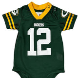 Age 3-6 Months Nfl Football Bodysuit - 4XS Green Polyester