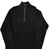Polo By Ralph Lauren 1/4 Zip - 2XL Black Cotton