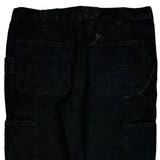 Brahma Cargo Trousers - 40W 31L Black Cotton