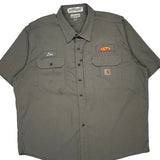 Carhartt Short Sleeve Shirt - 3XL Grey Cotton