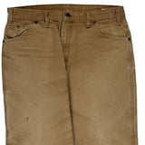 Dickies Carpenter Trousers - 35W 29L Brown Cotton