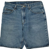 Wrangler Denim Shorts - 32W 10L Blue Cotton