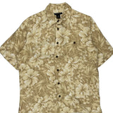 Consensus Floral Hawaiian Shirt - Medium Beige Viscose