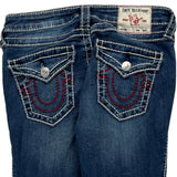 True Religion Skinny Jeans - 28W UK 6 Blue Cotton