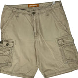 Lee Cargo Shorts - 36W 10L Beige Cotton