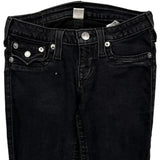 True Religion Skinny Jeans - 27W UK 6 Black Cotton