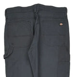 Dickies Carpenter Trousers - 34W 30L Grey Cotton Blend