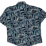 Unbranded Short Sleeve Shirt - XL Blue Cotton