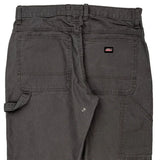 Dickies Carpenter Trousers - 32W 32L Grey Cotton