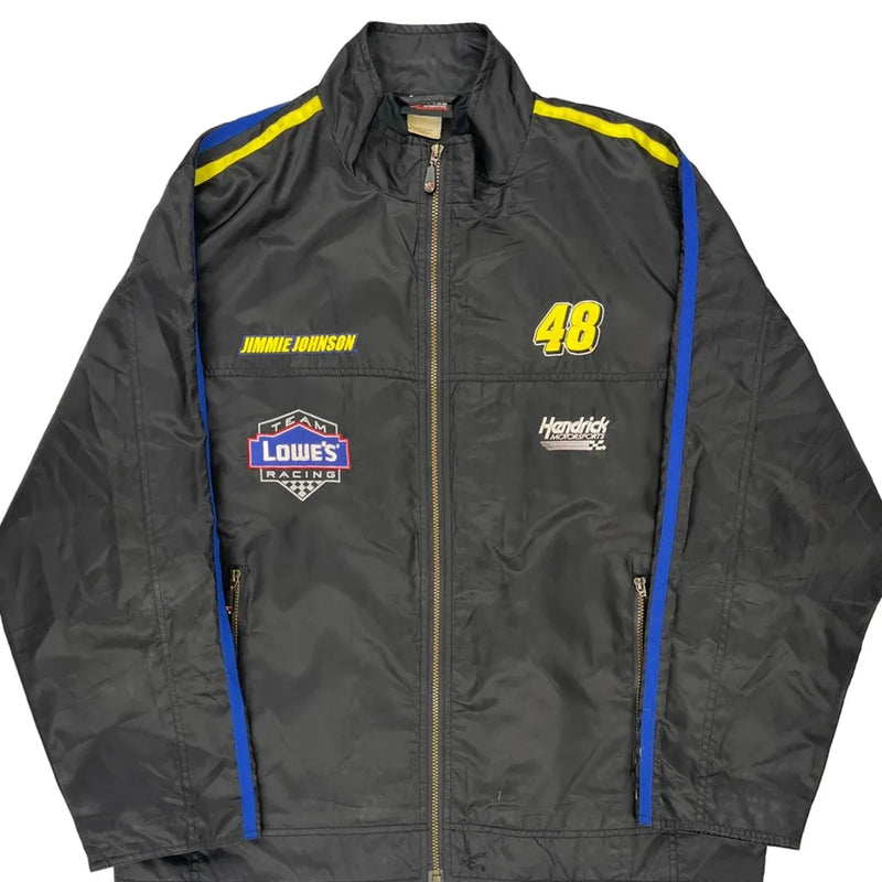 Team Lowe'S Racing Chase Authentics Nascar Jacket - 2XL Grey Polyester
