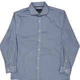 Tommy Hilfiger Slim Fit Shirt - Large Blue Cotton