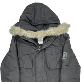 Timberland Parka - Large Grey Polyester