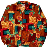 1980'S Bon Worth Floral Shell Jacket - Large Multicoloured Polyester