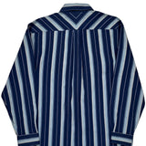 Tommy Hilfiger Striped Shirt - Large Blue Cotton