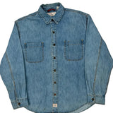 Vintage Levis Denim Shirt - Large Blue Cotton