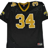 Vintage New Orleans Saints Nike Football Jersey - XL Black Polyester