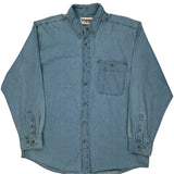 Wrangler Denim Shirt - XL Blue Denim