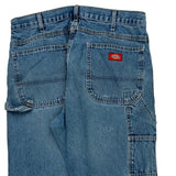 Dickies Carpenter Jeans - 34W 29L Blue Cotton