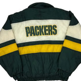 Packers Locker Line Football Windbreaker - 2XL Green Polyester