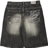 Enyce Denim Shorts - 38W 13L Grey Cotton