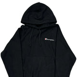 Reverse Weave Champion Hoodie - Small Black Cotton