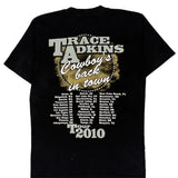 Trace Adkins Tour 2010 Bayside Band T-Shirt - Medium Black Cotton
