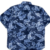 Joseph Abboud Hawaiian Shirt - XL Blue Cotton