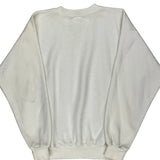 90S Blank Made In USA Pro Select Sweatshirt - Large White Cotton Blend