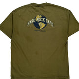 Cayman Islands Hard Rock Cafe Graphic T-Shirt - XL Green Cotton