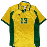 Number 13 Puma Football Shirt - XL Yellow Polyester