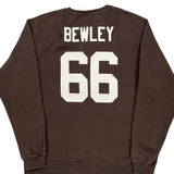 Cleveland Browns N.F.L. Pro Line Sweatshirt - 2XL Brown Cotton Blend