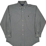 Yarmouth Ralph Lauren Shirt - Large Grey Cotton