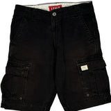 Levis Cargo Cargo Shorts - 33W 11L Black Cotton