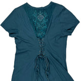 Motorcycles Harley Davidson T-Shirt - 2XL Blue Cotton