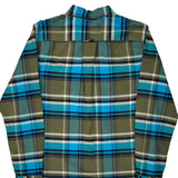 The North Face Checked Flannel Shirt - Medium Green Cotton