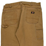 Dickies Carpenter Trousers - 38W 30L Brown Cotton