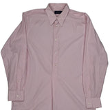 Polo By Ralph Lauren Striped Shirt - Small Pink Cotton
