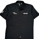 Badlands Dickies Short Sleeve Shirt - Large Black Polyester