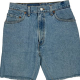 Levis Denim Shorts - 26W UK 6 Blue Denim