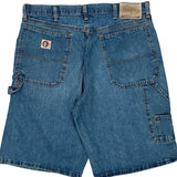 Unbranded Denim Shorts - 32W 11L Blue Denim
