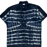 X-Mail Short Sleeve Shirt - Large Blue Cotton