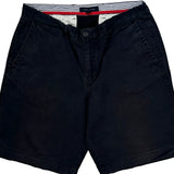 Tommy Hilfiger Chino Shorts - 32W 9L Black Cotton