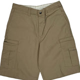 Dickies Cargo Shorts - 30W 11L Khaki Cotton
