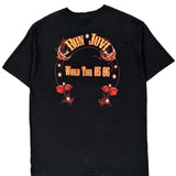 Bon Jovi 2005 Tour Hanes Band T-Shirt - Large Black Cotton