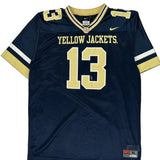 Yellow Jackets Nike Jersey - XL Navy Polyester