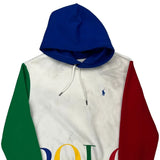 Polo By Ralph Lauren Spellout Hoodie - Medium Blue Cotton